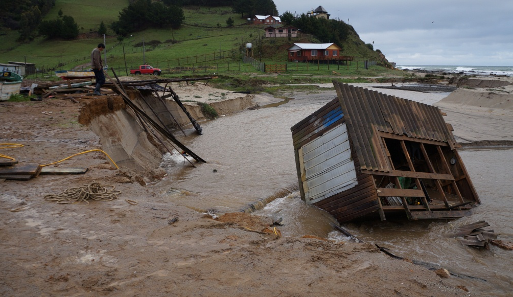Arauco: Lluvia causó estragos en caleta Rumena afectando a pescadores artesanales