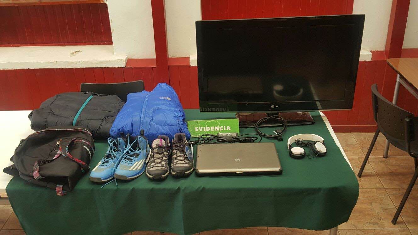 Carabineros capturó a ladrón que estaba oculto y listo para atacar al interior de casa robada en Cañete