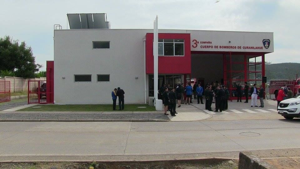 Autoridades inauguraron nuevo cuartel de bomberos en Curanilahue