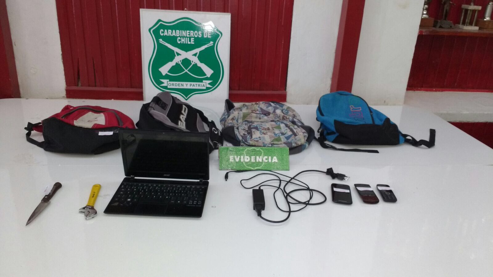 4 menores fueron detenidos por robo en Cañete