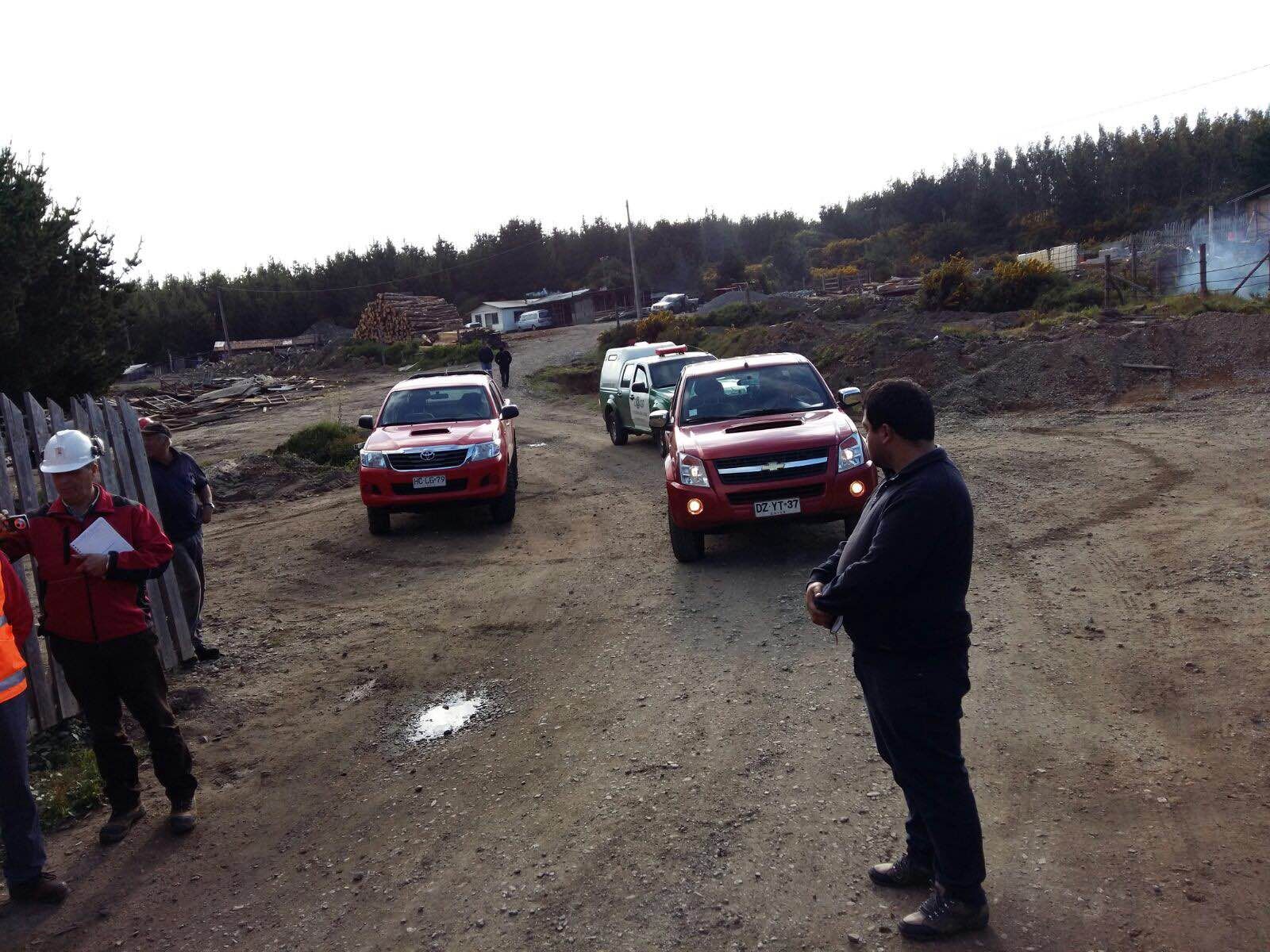 EX MINEROS PROTESTAN A 90 METROS BAJO TIERRA EN LEBU, EMPRESA ADEUDA MONTOS DESDE 2013