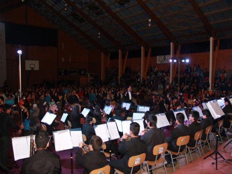 Lebu es escenario del octavo encuentro de orquestas “Melodías el Viento”