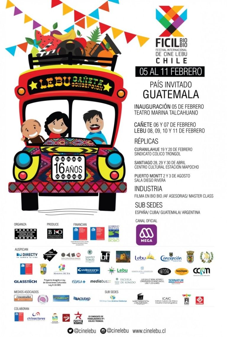 Llega la 16° versión del Festival Internacional de Cine de Lebu, que busca potenciar la provincia como locación cinematográfica