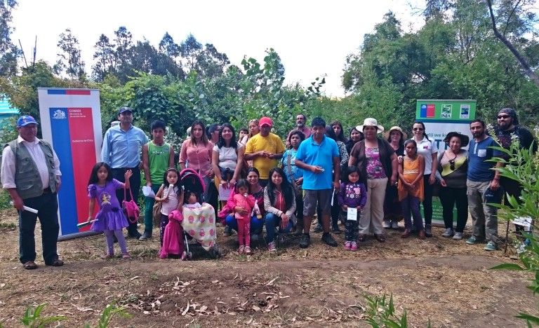 Agricultores de Comunidad mapuche conocen experiencia de Agricultura Sustentable en Yumbel