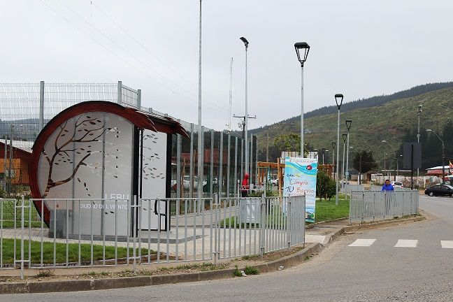 Lebu contará con atractivos paraderos urbanos