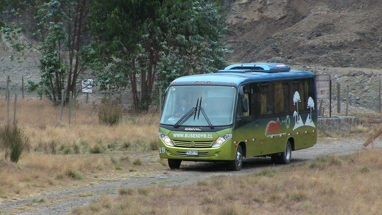 Campesinos de Curanilahue agradecen nuevo servicio de buses al sector rural