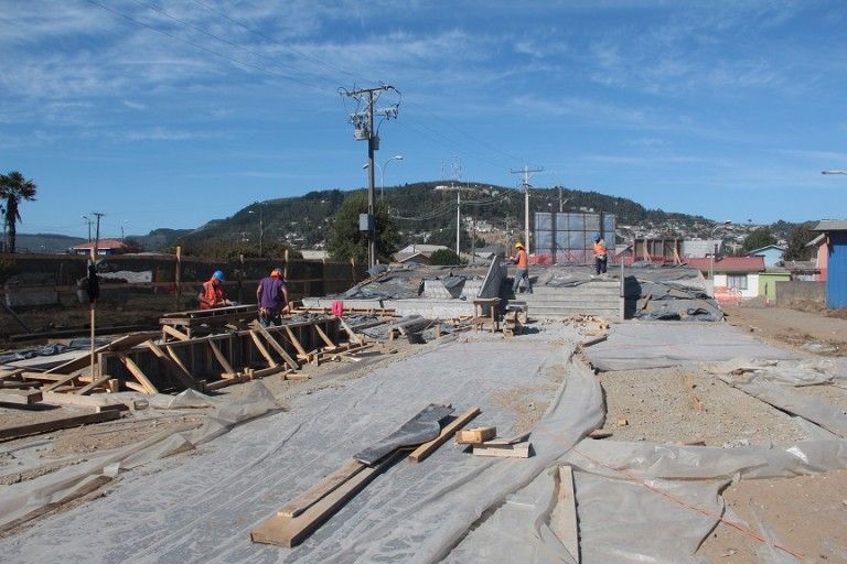 A paso firme construcción del Skate Park en Lebu