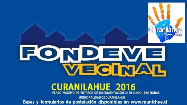 Municipio de Curanilahue llama a postular al Fondeve 2016