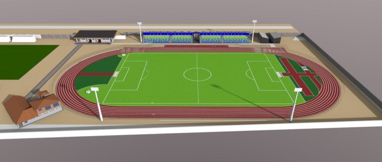 Autoridades firman convenio del proyecto Estadio Atlético Provincial de Lebu