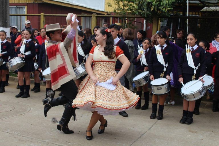 Comunidad de Tres Pinos conmemoró las Fiestas Patrias