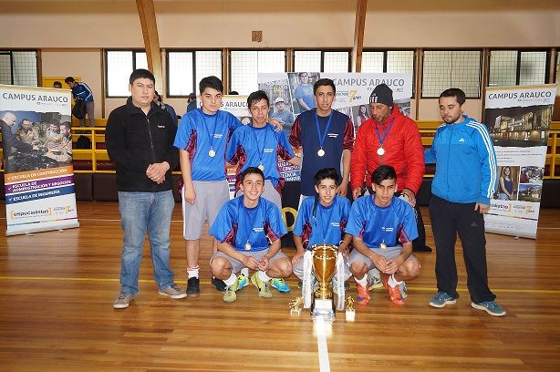 Primer Inter-Escolar de Baby fútbol copa Duoc UC Campus Arauco fomentó el deporte y la amistad