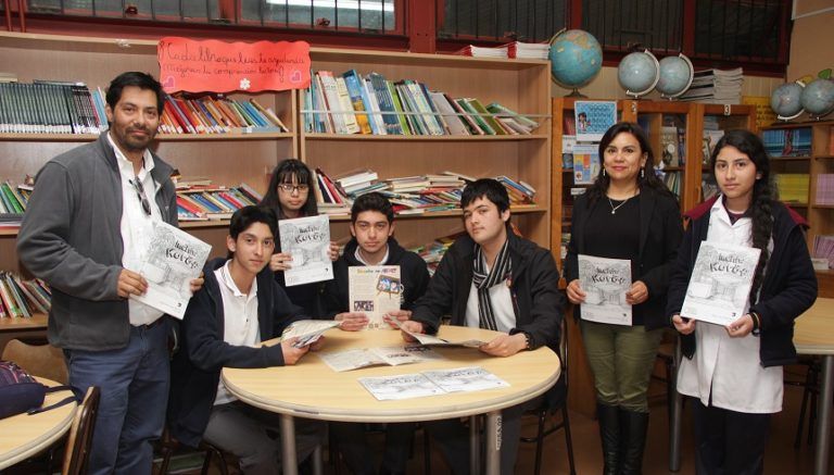 Estudiantes del colegio Fresia Müller de Lebu lanzaron su primera revista literaria