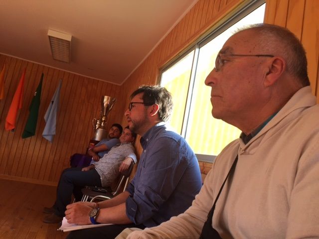 Dirigentes del fútbol de Arauco exponen sus demandas a Jefe División GORE, Rodrigo Daroch