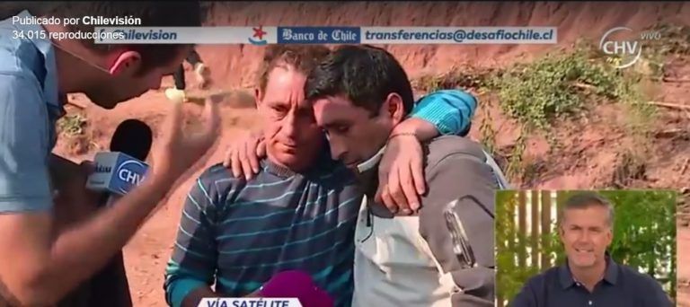 El fraternal abrazo que conmovió a todo Chile