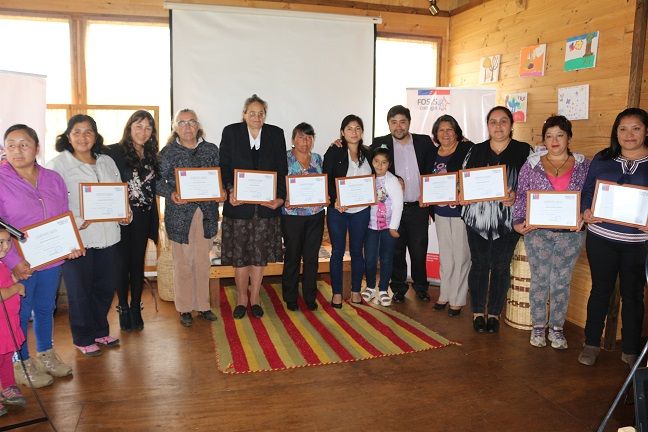 PROGRAMA DE ACCIÓN FAMILIAR DEL FOSIS CERTIFICÓ A 25 FAMILIAS CAÑETINAS