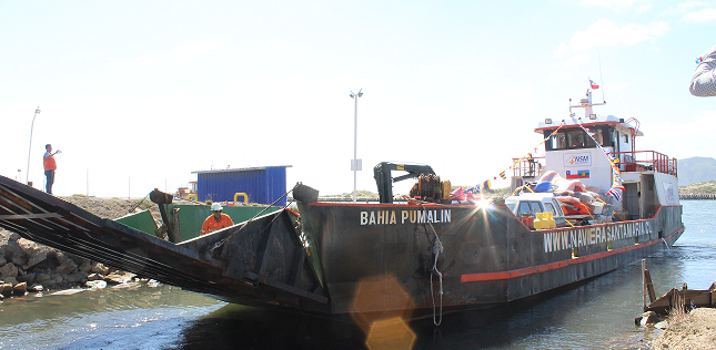 DESPUÉS DE AÑOS DE ESPERA FAMILIAS DE ISLA MOCHA CUENTAN CON BARCAZA DE CARGA PARA TRASLADAR PRODUCTOS