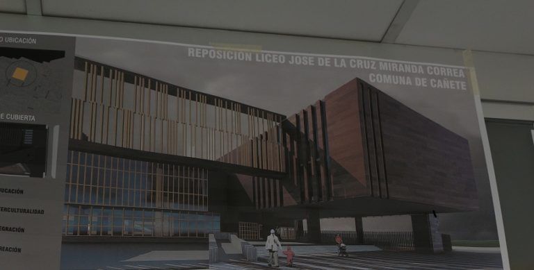 OBRAS PÚBLICAS DIO A CONOCER LOS PRE-DISEÑOS ARQUITECTÓNICOS DEL NUEVO LICEO B-56 DE CAÑETE
