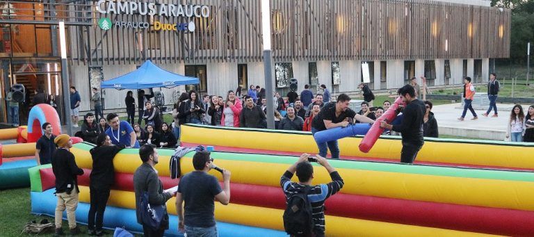 Alumnos de Duoc UC Campus Arauco disfrutaron Bienvenida Novata
