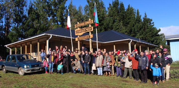 MUNICIPIO DE CAÑETE Y COMUNIDAD INAUGURAN HERMOSA SEDE SOCIAL EN PANGUECO