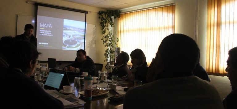 EMPRESA ARAUCO ENTREGÓ DETALLES DEL PROYECTO MAPA AL CONCEJO MUNICIPAL DE CAÑETE