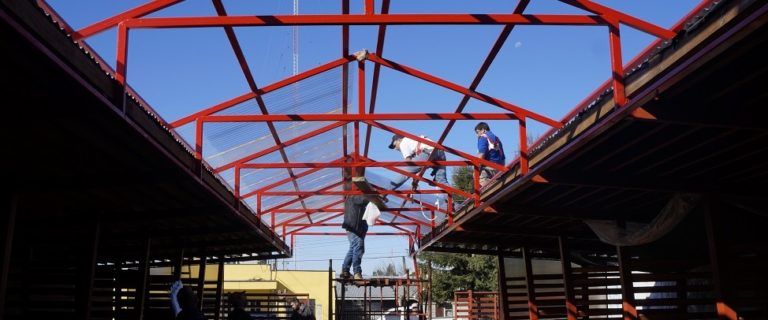 DESARROLLAN MEJORAS EN LA FERIA CAMPESINA DE LOS ÁLAMOS