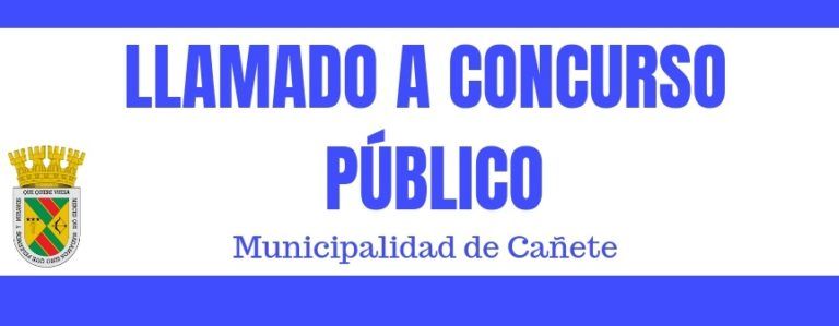 LLAMADO A CONCURSO PROFESIONAL DE APOYO PROGRAMA SENDA CAÑETE