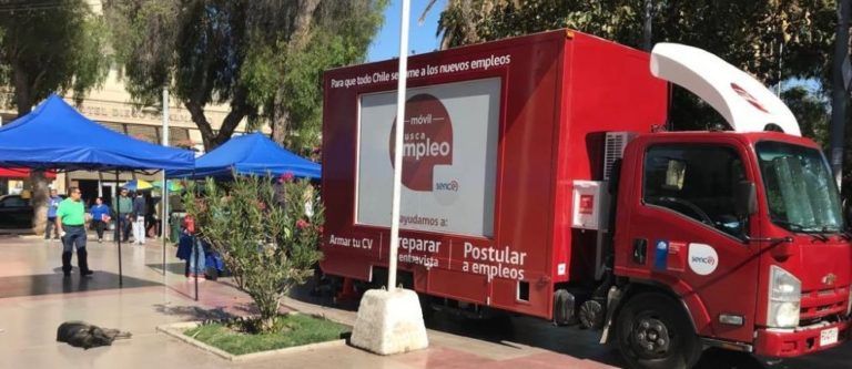 MÓVIL BUSCA EMPLEO DEL SENCE INICIA RECORRIDO MAÑANA EN LARAQUETE