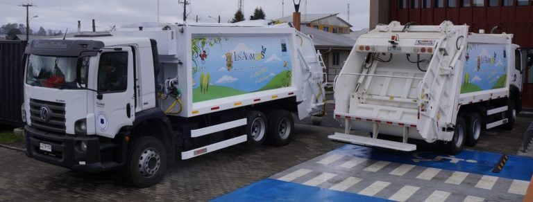 LLEGARON CAMIONES NUEVOS DE BASURA PARA LOS ÁLAMOS