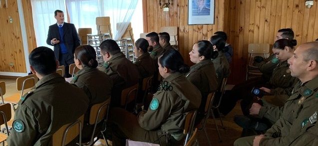 Frontel capacita a Carabineros de la Provincia de Arauco en robo de cable de cobre