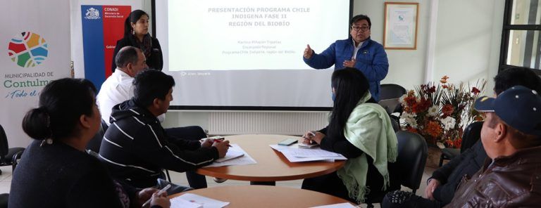 Programa Chile Indígena Fase II de CONADI inició jornadas de difusión en la Provincia de Arauco