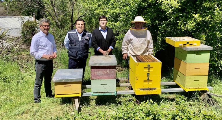 APICULTORES DE SANTA JUANA INAUGURAN MAQUINA ESTAMPADORA DE CERA