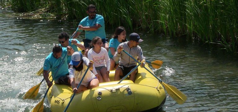 Brillante jornada de ecoturismo y recreación en Curanilahue