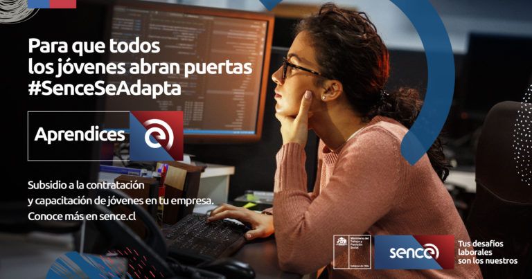 SENCE BIOBÍO ABRE PROGRAMA “APRENDICES” CON CUPOS PARA QUE EMPRESAS CONTRATEN Y CAPACITEN A JÓVENES TRABAJADORES
