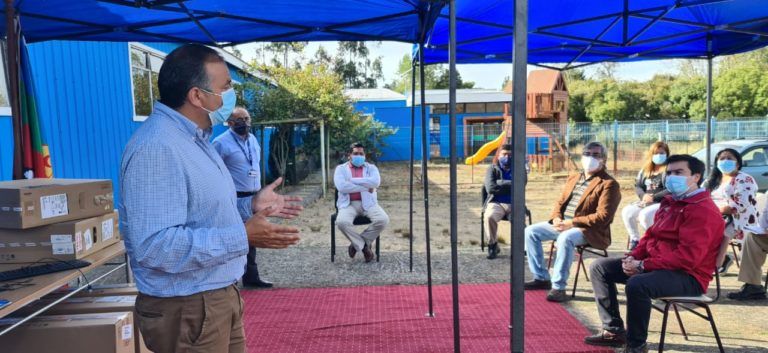 COMUNIDAD EDUCATIVA DE PANGUE RECIBIÓ CONVENIO PARA DISEÑAR UNA NUEVA ESCUELA