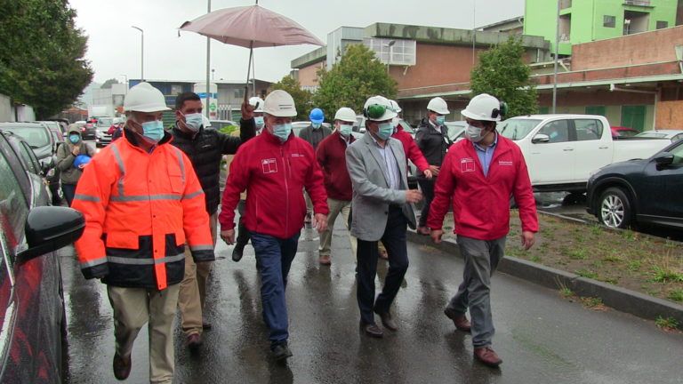 INTENDENTE REGIONAL VALORÓ AVANCES DE OBRAS EN CURANILAHUE