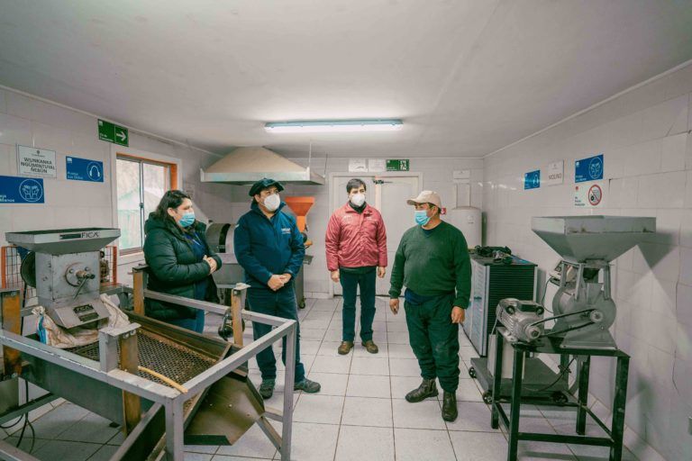 AUTORIDADES DEL AGRO VISITARON Y DESTACARON EL TRABAJO DE AGRICULTORES EN LA COMUNA CORDILLERANA