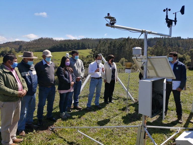 INAUGURAN PRIMERA ESTACIÓN METEOROLÓGICA EN COMUNA DE ARAUCO PARA APOYAR DESARROLLO AGRÍCOLA