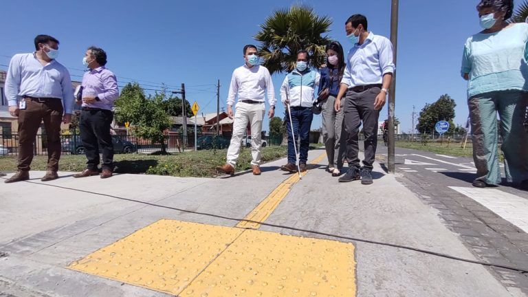 INAUGURAN PRIMERA ETAPA DE RUTAS INCLUSIVAS DE SAN PEDRO DE LA PAZ