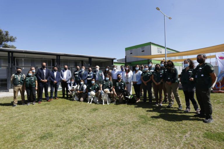 SE INAUGURAN DEPENDENCIAS DE LA ESCUELA BRIGADA CANINA SAG EN AEROPUERTO DE SANTIAGO