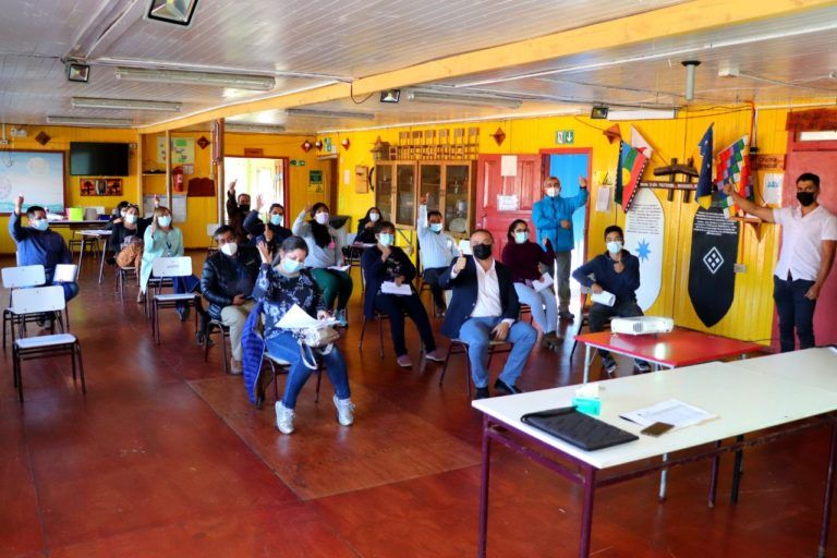 COMUNIDAD DE PANGUE APROBÓ EL DISEÑO ARQUITECTÓNICO DE LA FUTURA ESCUELA RURAL DE LOS ÁLAMOS “LAS DUNAS”