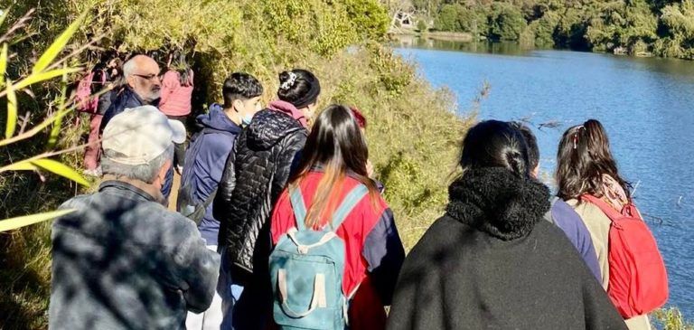 ESTUDIANTES CONOCIERON LAS BONDADES DE LA LAGUNA ANTIHUALA
