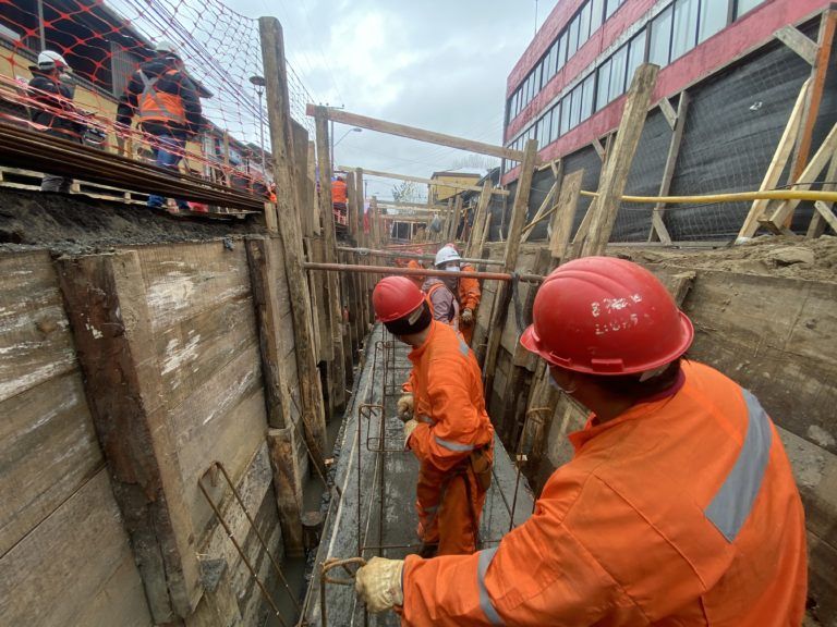 LOTA: UN 60 % DE AVANCE REGISTRA LA CONSTRUCCIÓN DE SEGUNDA ETAPA DE COLECTOR DE AGUAS LLUVIAS