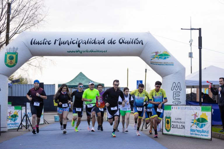 MÁS DE 80 ATLETAS DE TRES REGIONES CONGREGÓ EL PRIMER DUATLÓN DE MENORES EN QUILLÓN