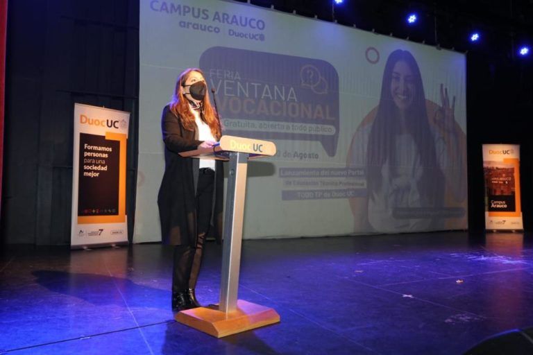 Más de 240 estudiantes de la provincia participan en el lanzamiento del Portal Todo TP de Duoc UC.